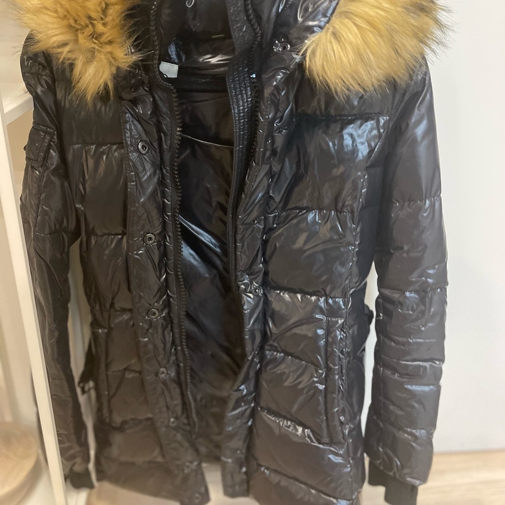 S13 puffer coat with faux fur - Picture 3 of 3